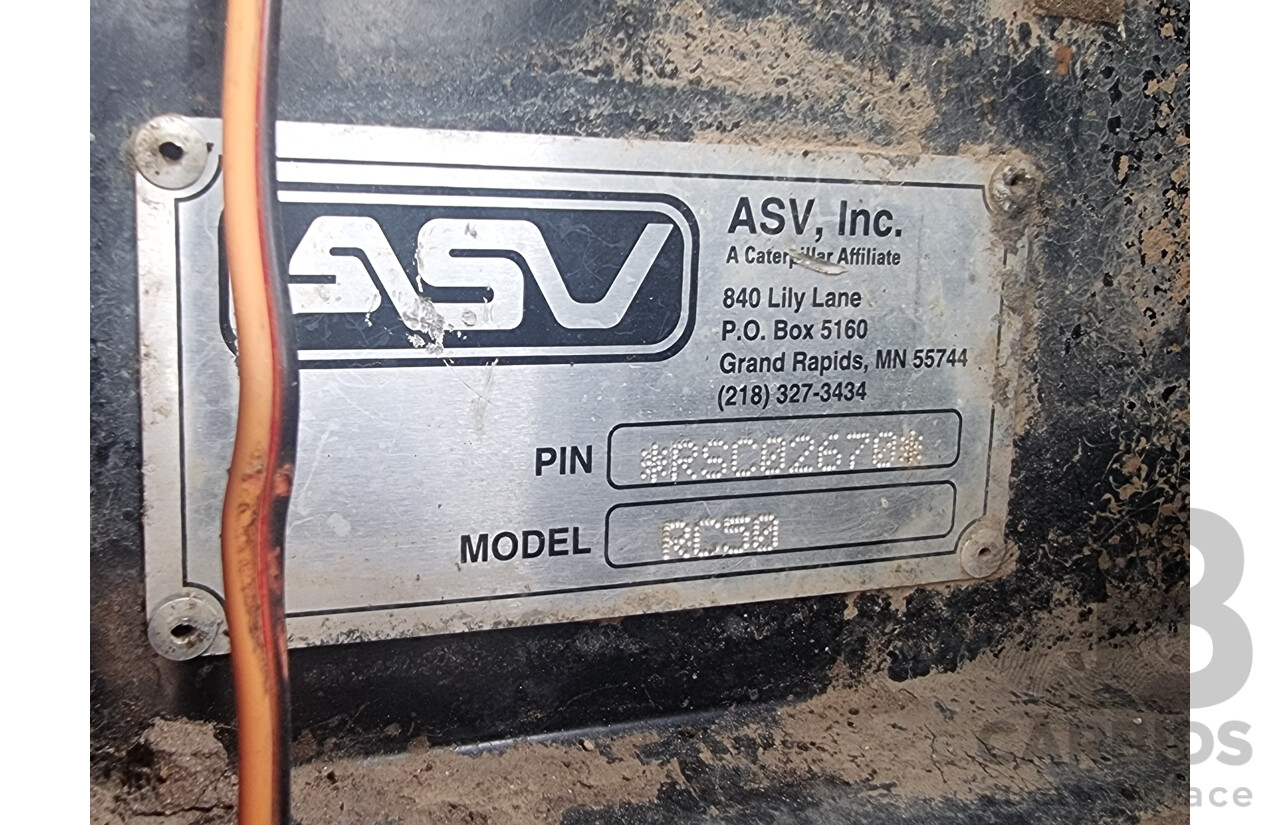 2007, Posi Track ASV RC50 Multi Terrain Loader