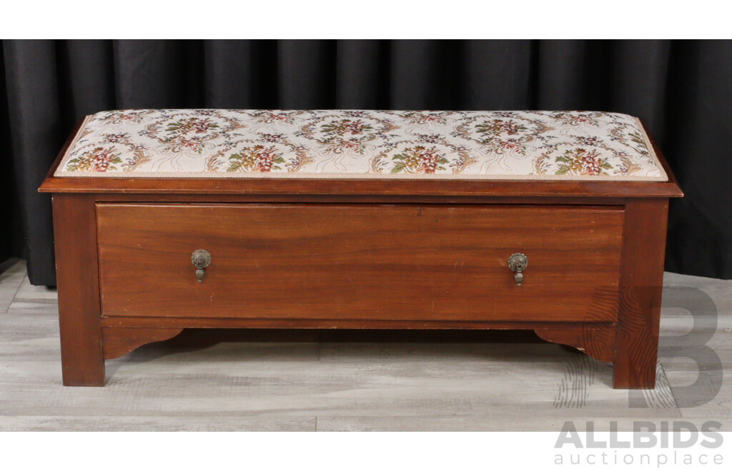 Timber Single Drawer Window Seat