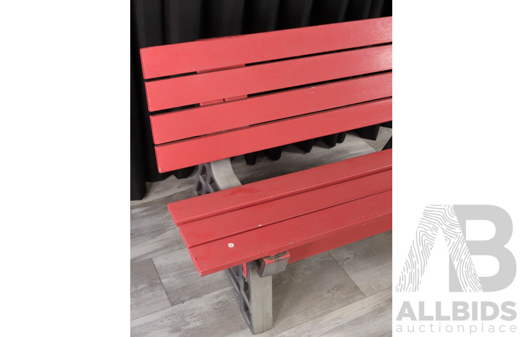 Recycled Plastic Convertible Garden Bench by Half-a-Mo Products
