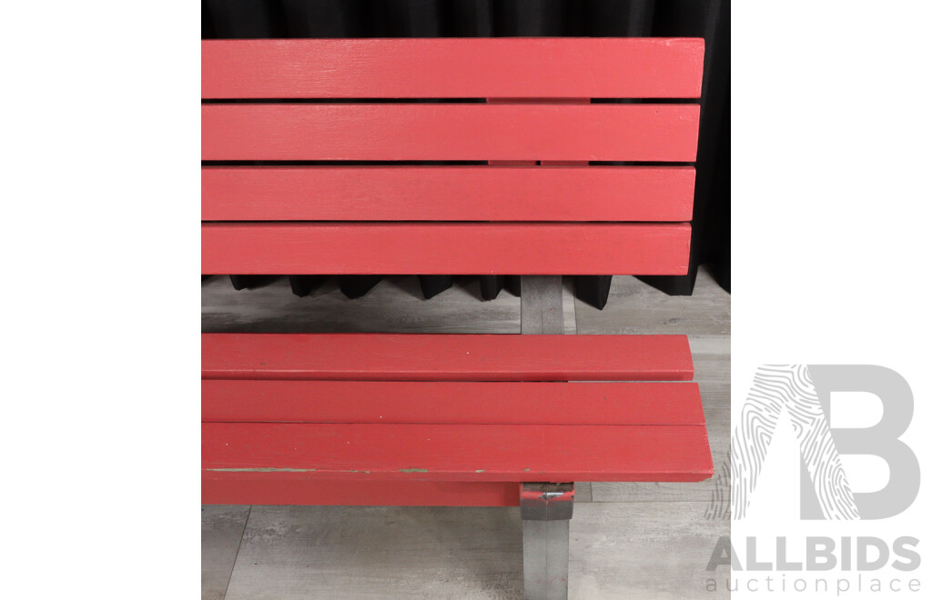 Recycled Plastic Convertible Garden Bench by Half-a-Mo Products