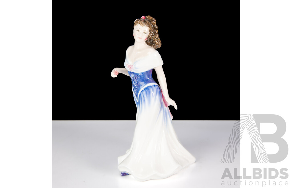 Royal Doulton Porcelain Lady Figure, for You, HN 3754 by Timothy Potts