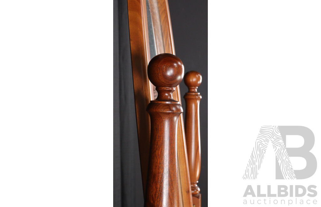 Modern Tasmanian Blackwood Cheval Mirror by Lifestyle Furniture