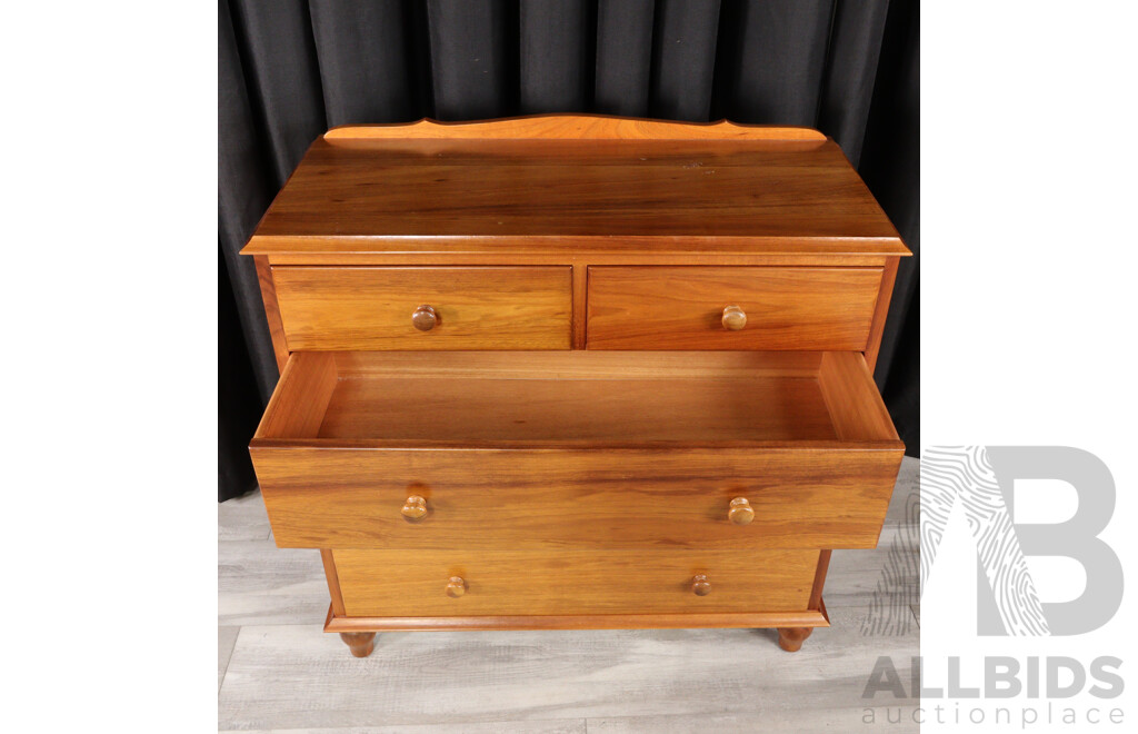 Tasmanian Blackwood Chest of Five Drawers by Lifestyle Furniture