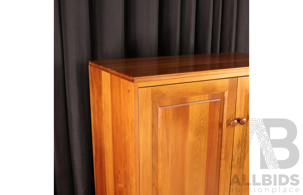 Tasmanian Blackwood Two Door Entertainment Toledo Furniture