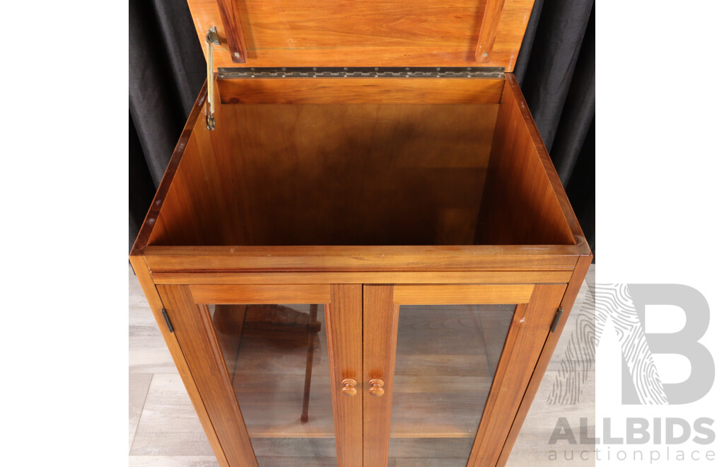 Tasmanian Blackwood Two Door Pier Cabinet