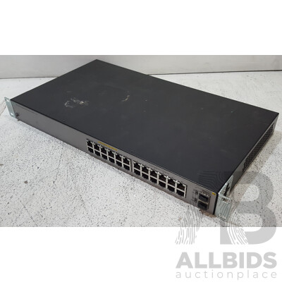 HPE (JL384A) OfficeConnect 1920S Series 24-Port Gigabit PPoE+ (185W) Switch