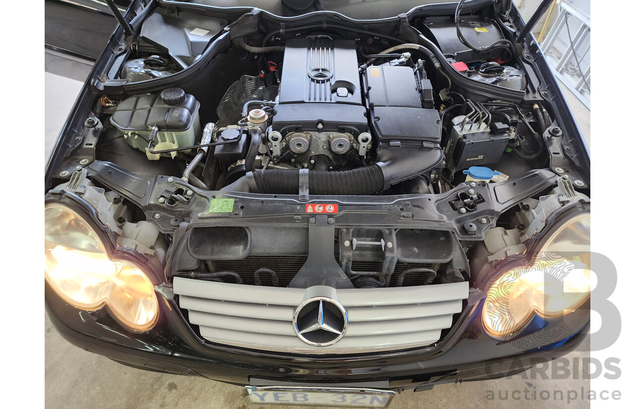 12/2005 Mercedes-Benz C180 Kompressor CL203 UPGRADE 2d Coupe Black 1.8L