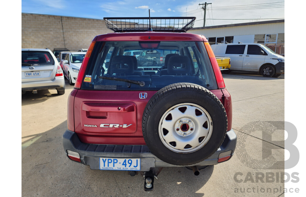 9/1999 Honda CRV (4x4) Sport  4d Wagon Maroon 2.0L