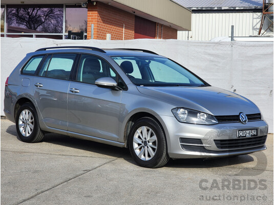 2/2014 Volkswagen Golf 90 TSI AU MY14 4d Wagon Silver 1.4L