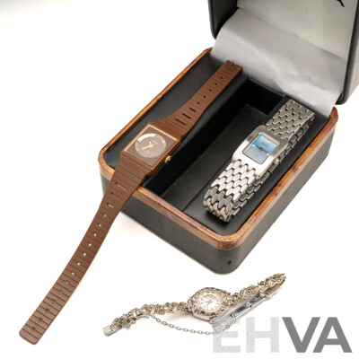 Andrew Fezza Ladies Watch, 10-5Y30, with Falcon 17 Jewels Incabloc & Geneva Vintage Ladies Watches