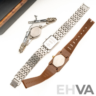 Andrew Fezza Ladies Watch, 10-5Y30, with Falcon 17 Jewels Incabloc & Geneva Vintage Ladies Watches