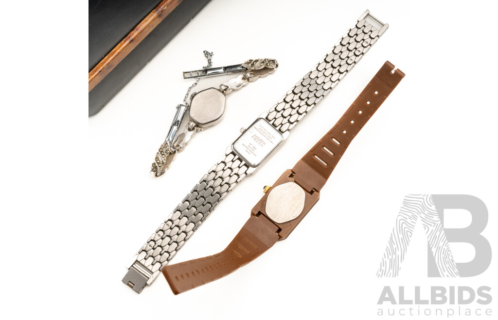 Andrew Fezza Ladies Watch, 10-5Y30, with Falcon 17 Jewels Incabloc & Geneva Vintage Ladies Watches