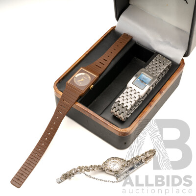 Andrew Fezza Ladies Watch, 10-5Y30, with Falcon 17 Jewels Incabloc & Geneva Vintage Ladies Watches