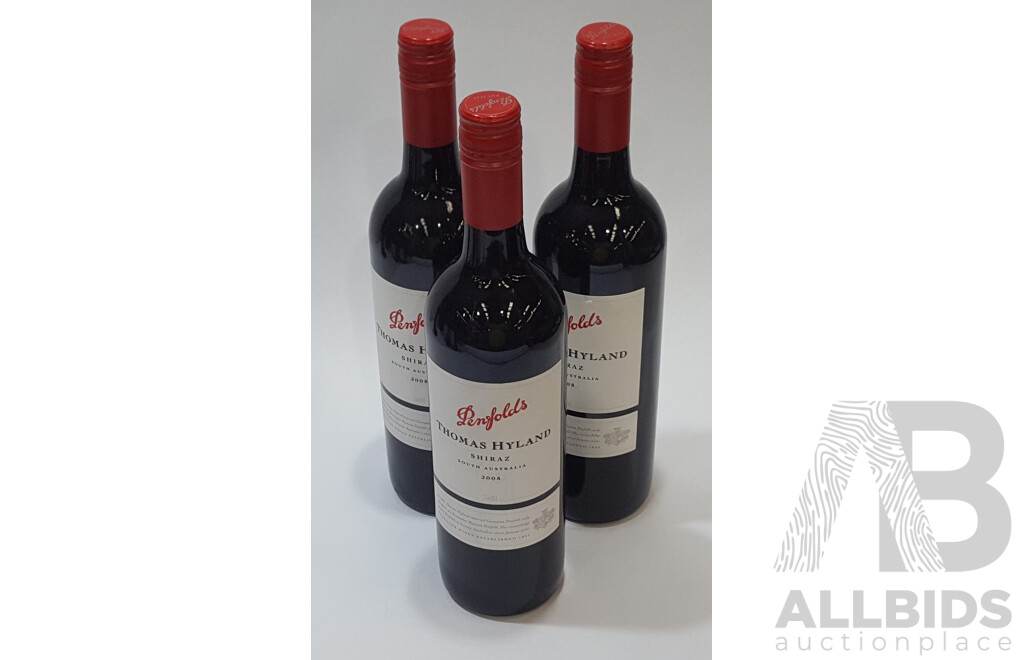Penfolds Thomas Hyland Shiraz 2005 750ml - Lot of Three