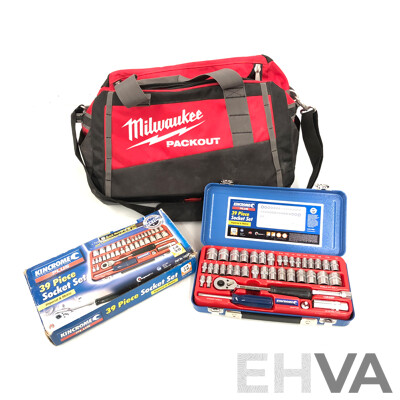 Milwaukee Packout Tool Bag and Kinchrome Plus 39 Piece Socket Set