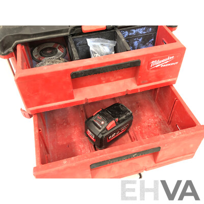 Milwaukee Packout Two Drawer Toolbox with Hardware