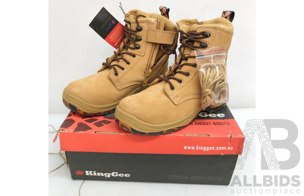 King Gee Blaze Zip Indigenous Edition Work Boots (Size: 9)