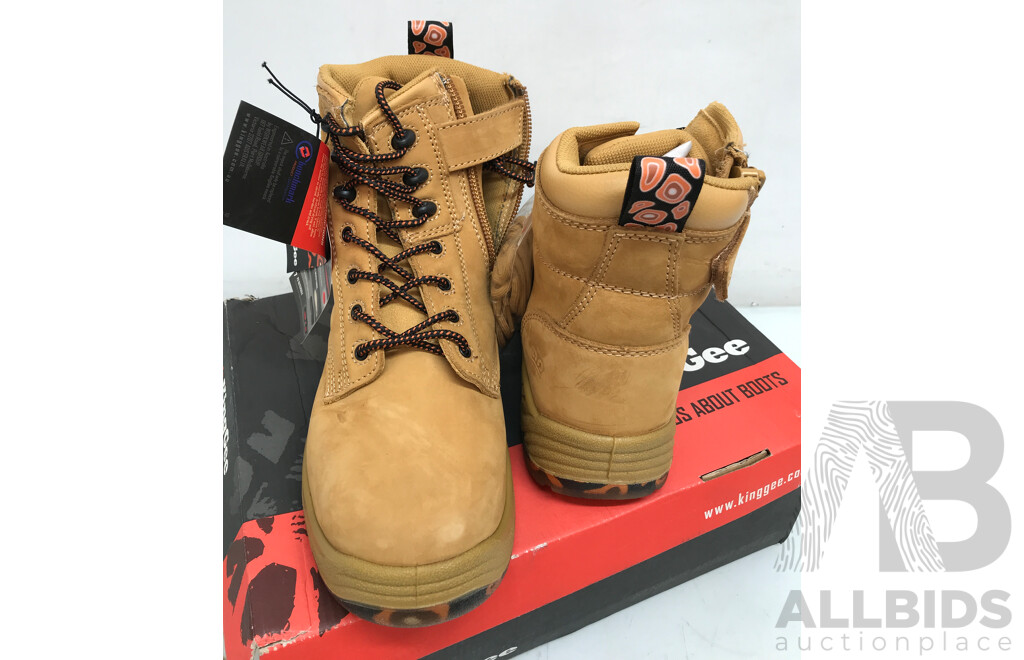 King Gee Blaze Zip Indigenous Edition Work Boots (Size: 9)