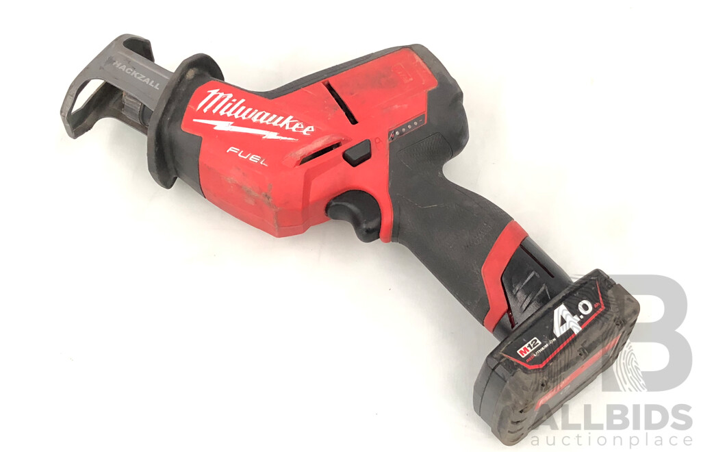 Milwaukee Fuel M12 Hackzall Lithium-Ion 12 Volt Cordless Reciprocating Saw