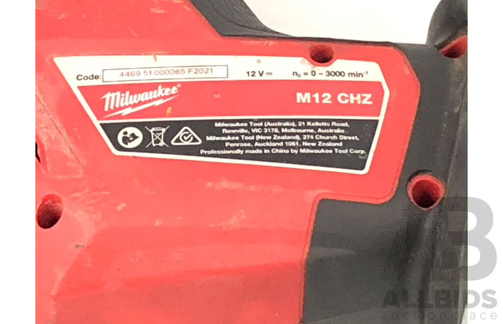 Milwaukee Fuel M12 Hackzall Lithium-Ion 12 Volt Cordless Reciprocating Saw