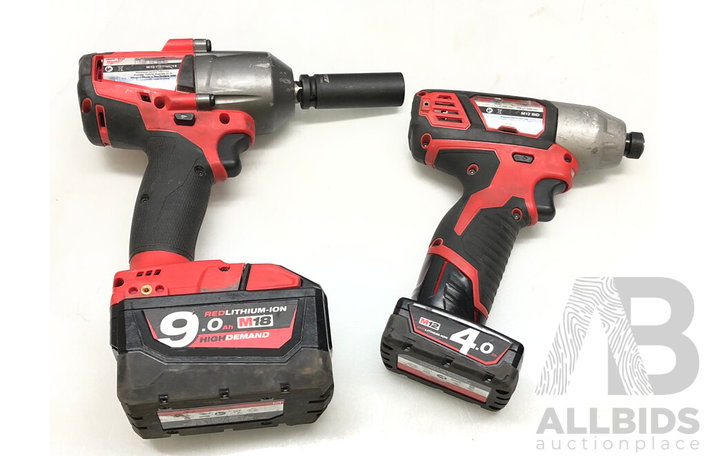 Milwaukee Cordless Impact Power Tools, Unimig RazorWeld Portable MMA/TIG Welder and Stanley Driver Bit Set