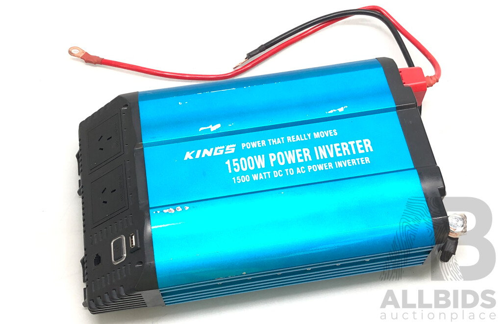 Kings 1500 Watt Pure Sine Wave Power Inverter