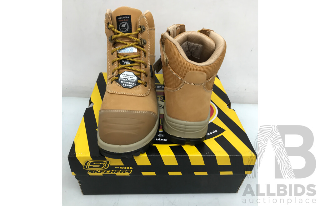 Skechers Composite Safety Toe Work Boots (Size: 10)
