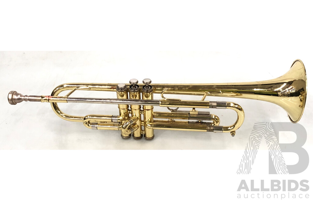 Getzen 300 Series Elkhorn Brass Trumpet