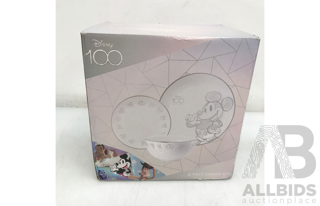 Disney 100 12 Piece Dinner Set
