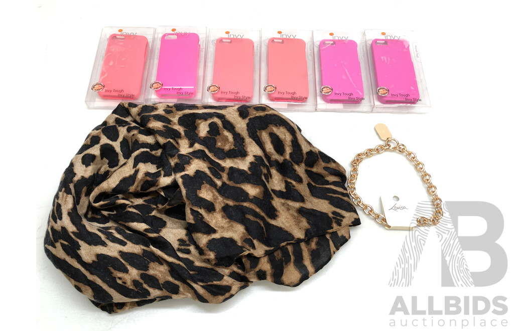Women's Scarf, Invy Phone Cases and Lovisa Necklace - New