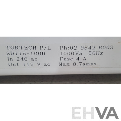 Tortech (SD115-1000) 240V to 115V Step-Down Transformer