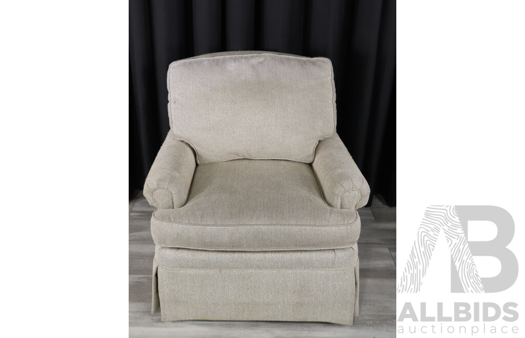 Pair of Drexel Heritage Fabric Armchairs