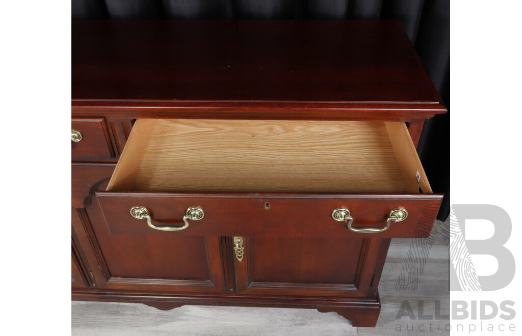 Drexel Three Drawer Buffet with Three Doors