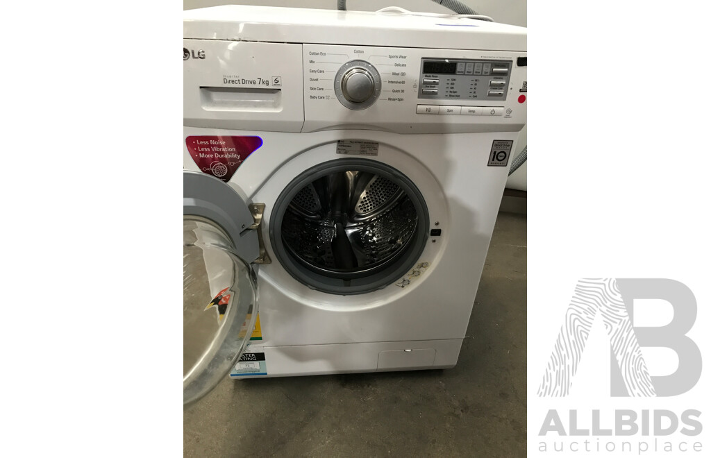 LG 7kg Direct Drive Front Loader Washing Machine
