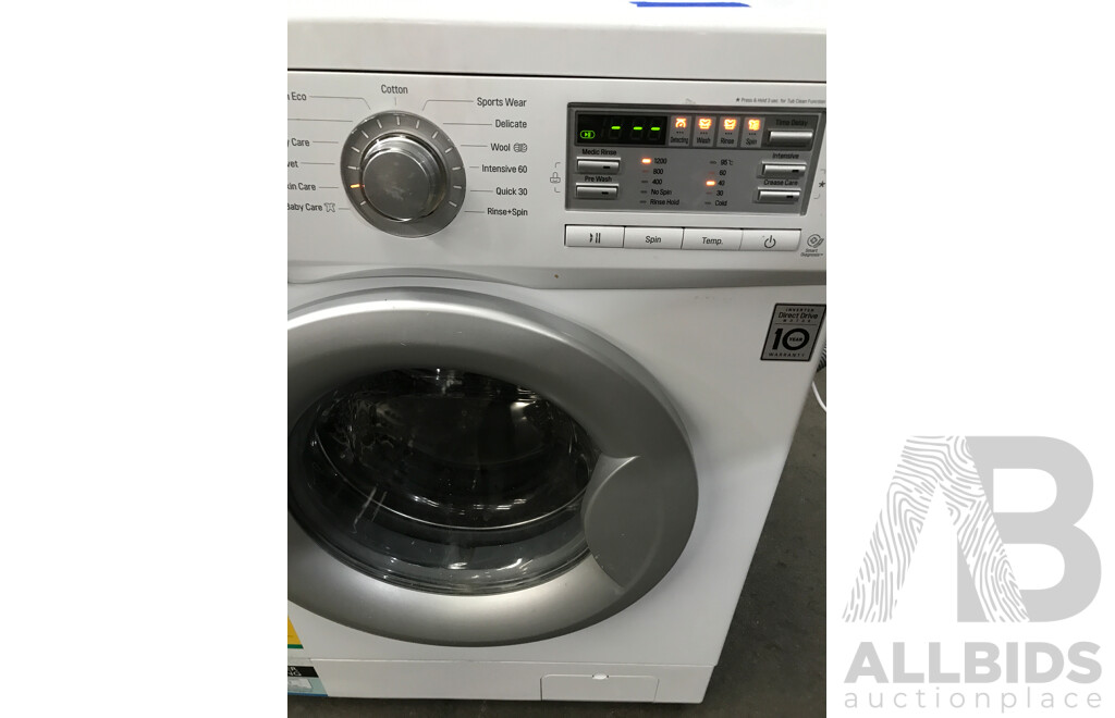 LG 7kg Direct Drive Front Loader Washing Machine
