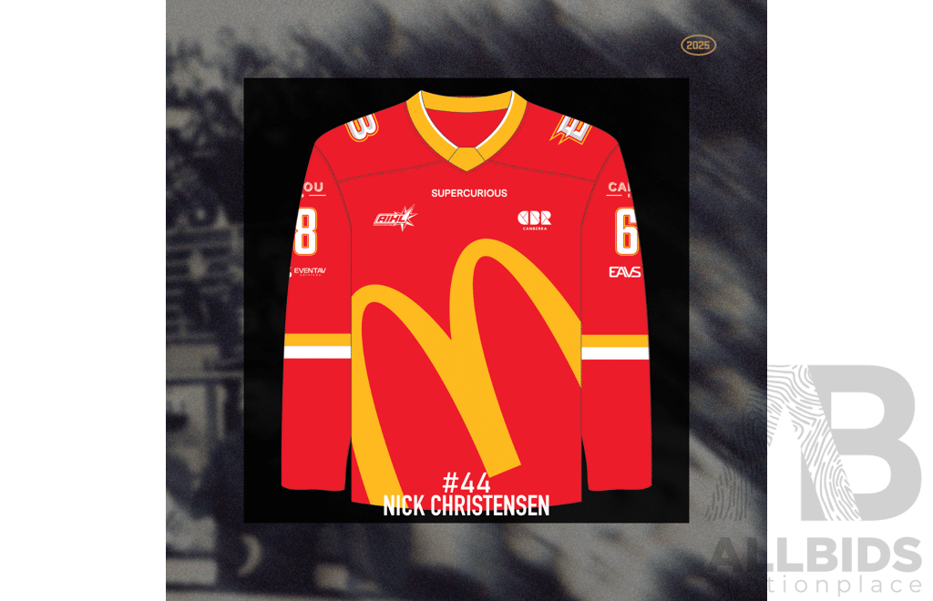 2025 Canberra Brave McDonald's Charity Jersey - #44 Nick Christensen