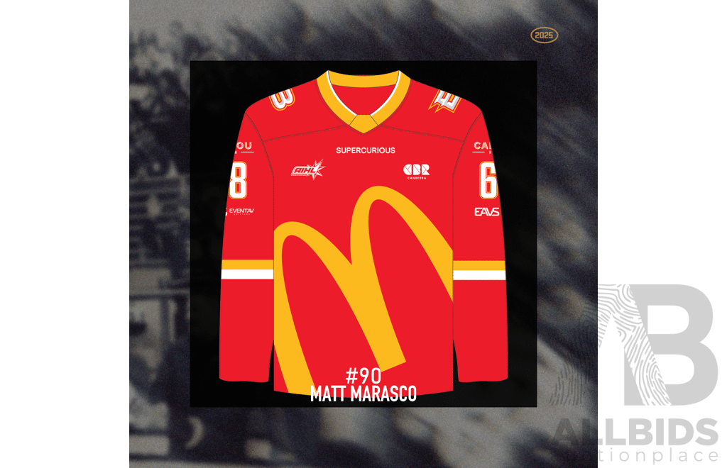 2025 Canberra Brave McDonald's Charity Jersey - #90 Matt Marasco