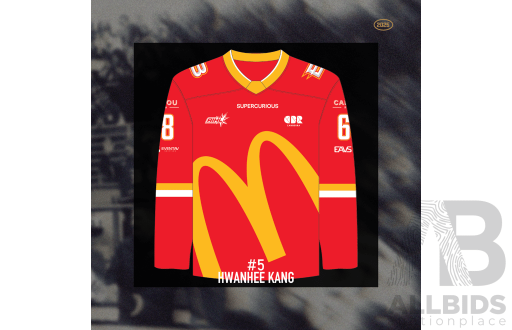 2025 Canberra Brave McDonald's Charity Jersey - #5 Hwanhee Kang