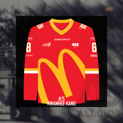 2025 Canberra Brave McDonald's Charity Jersey - #5 Hwanhee Kang