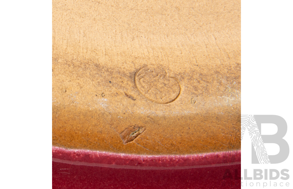 Four Pieces Studio Pottery by or in the Style of Shigeo Shiga, by Vendor Repute, Along with Shiga the Potter 1982 Hardcover with Dust Jacket