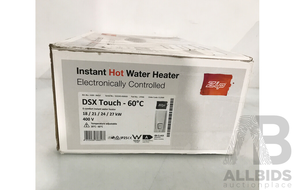 Zip Instantaneous Hot Water System - Brand New