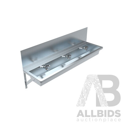 Britex Stainless Steel Wallsend Basin Trough