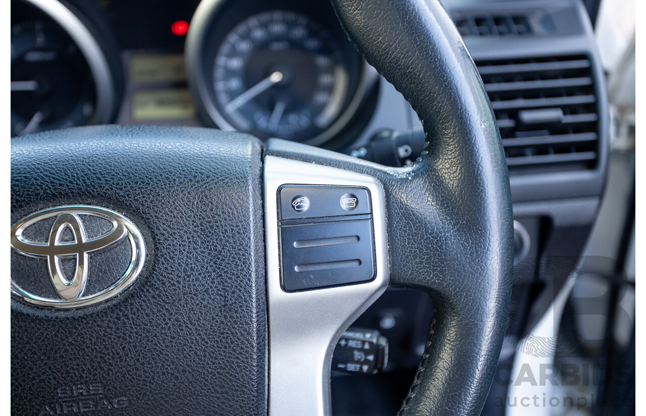 03/2016 Toyota Landcruiser PRADO GXL (4x4) GDJ150R MY16 4D Wagon White Turbo Diesel 2.8L - 7 Seats