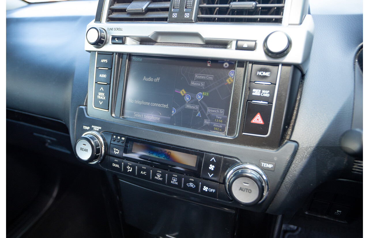 03/2016 Toyota Landcruiser PRADO GXL (4x4) GDJ150R MY16 4D Wagon White Turbo Diesel 2.8L - 7 Seats