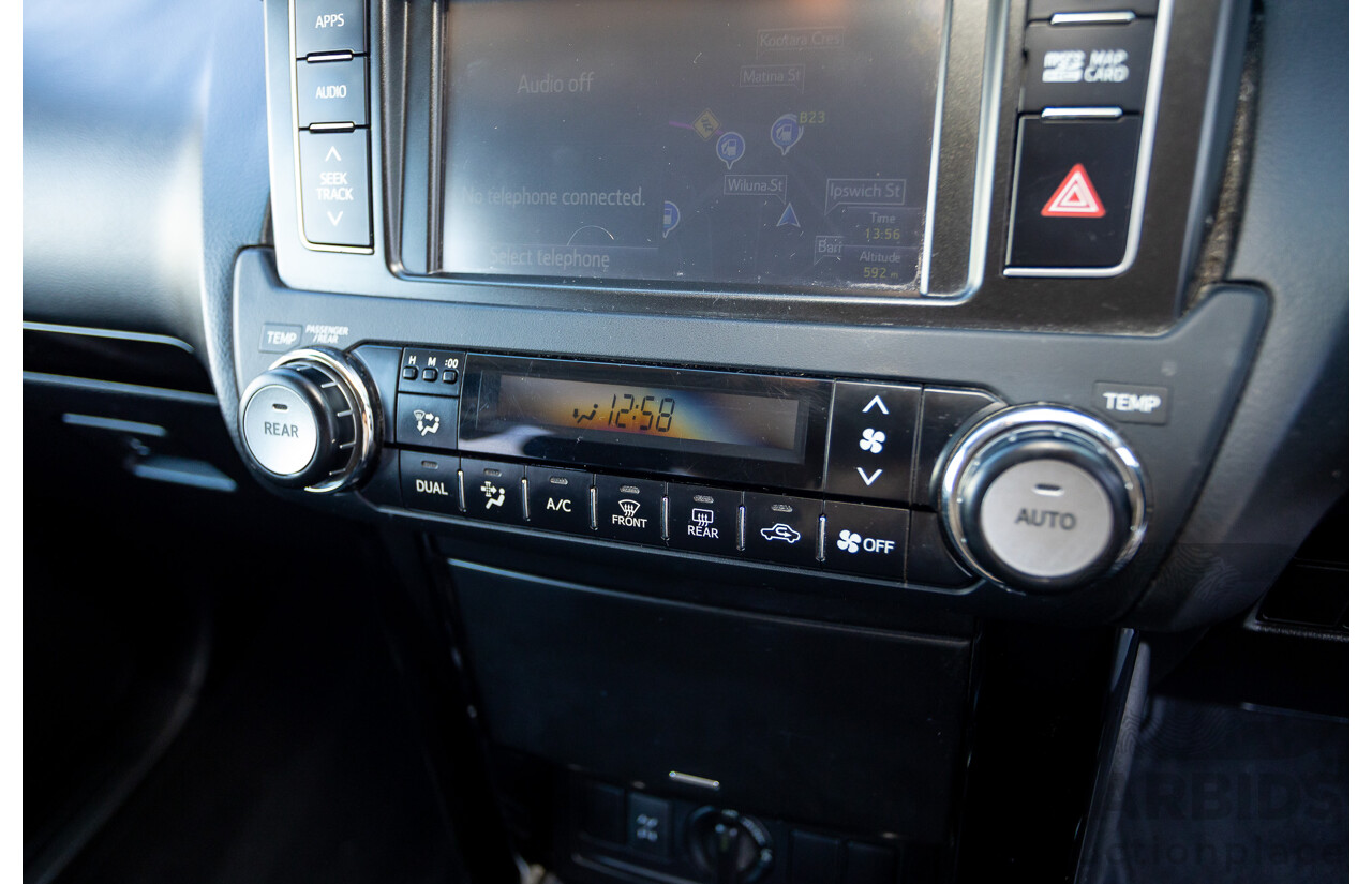 03/2016 Toyota Landcruiser PRADO GXL (4x4) GDJ150R MY16 4D Wagon White Turbo Diesel 2.8L - 7 Seats