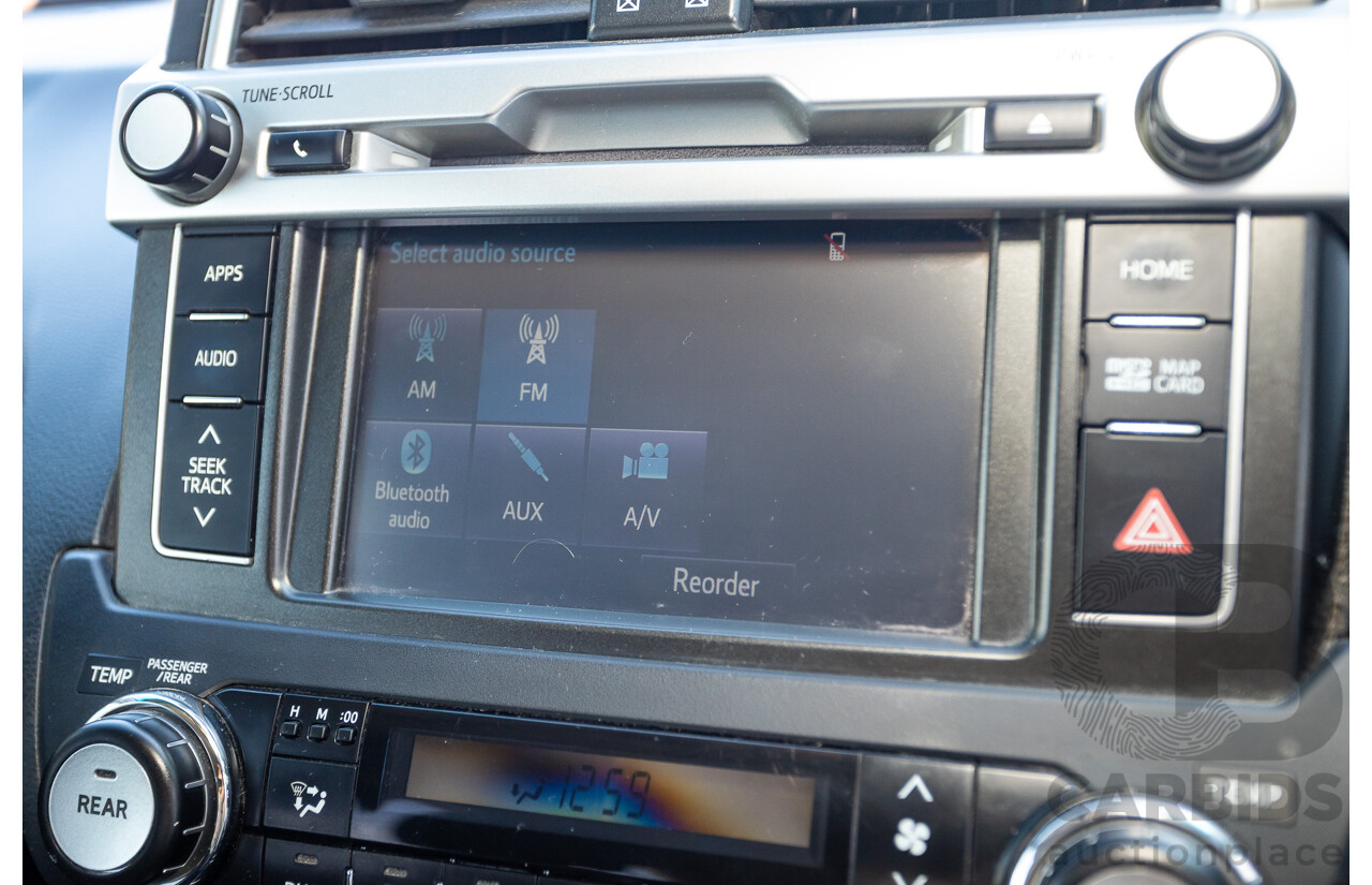 03/2016 Toyota Landcruiser PRADO GXL (4x4) GDJ150R MY16 4D Wagon White Turbo Diesel 2.8L - 7 Seats