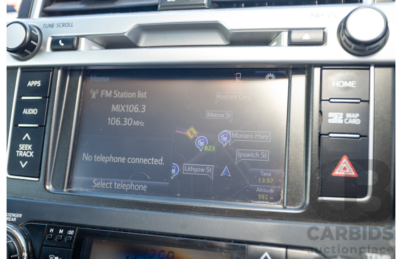 03/2016 Toyota Landcruiser PRADO GXL (4x4) GDJ150R MY16 4D Wagon White Turbo Diesel 2.8L - 7 Seats