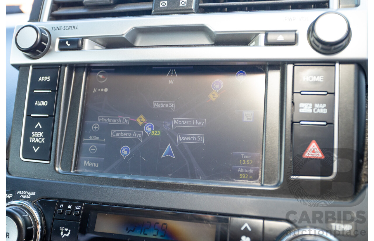 03/2016 Toyota Landcruiser PRADO GXL (4x4) GDJ150R MY16 4D Wagon White Turbo Diesel 2.8L - 7 Seats