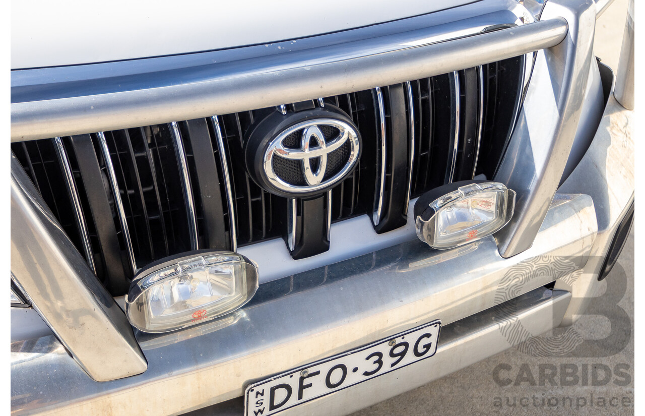 03/2016 Toyota Landcruiser PRADO GXL (4x4) GDJ150R MY16 4D Wagon White Turbo Diesel 2.8L - 7 Seats