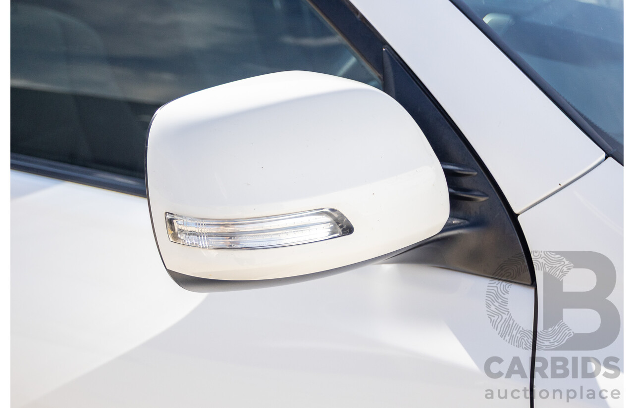 03/2016 Toyota Landcruiser PRADO GXL (4x4) GDJ150R MY16 4D Wagon White Turbo Diesel 2.8L - 7 Seats